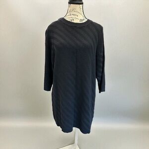 Bachrach Black Silk Cotton Blend Men’s Sweater XXL